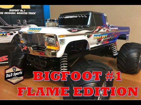 Traxxas Bigfoot #1 Flame Paint #RCADVENTURES