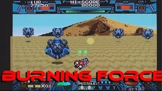 Burning Force Playing on the Mega Drive / Genesis