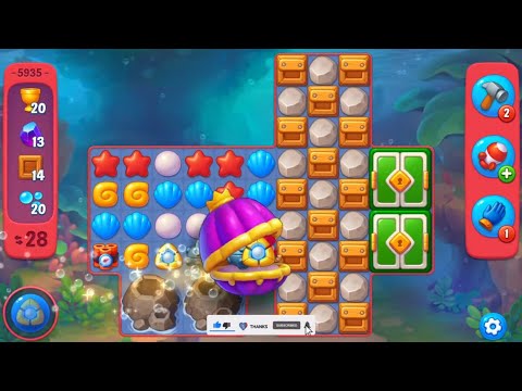 Fishdom lvl 5930-5945 👀 Can you beat this puzzle level?🔥Gameplay #548