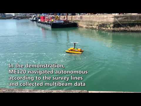 ME120 Unmanned Surface Vehicle Demonstrated with Kongsberg's M3 Multibeam Sonar