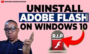 Uninstall Adobe Flash Player On Windows 10 | Remove Flash Player Windows PC