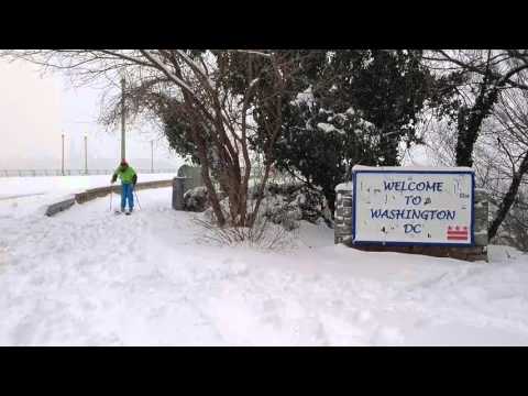 Snow skiing in Washington DC