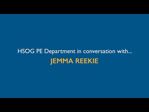 HSOG - PE Department in conversation with Jemma Reekie