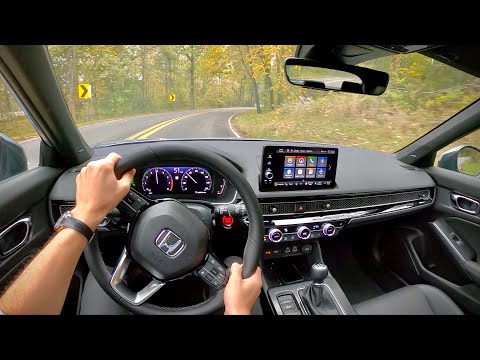 2022 Honda Civic Sport Touring Manual Hatchback - POV Review
