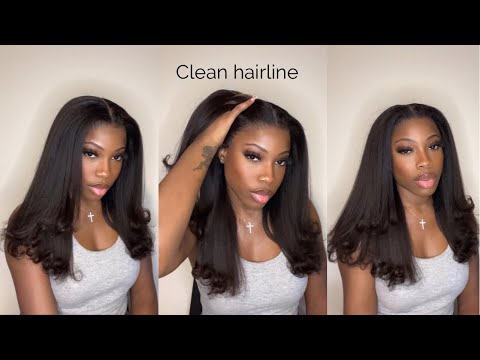 Natural Texture Kinky Straight 13x6 Wig | Ultimate...