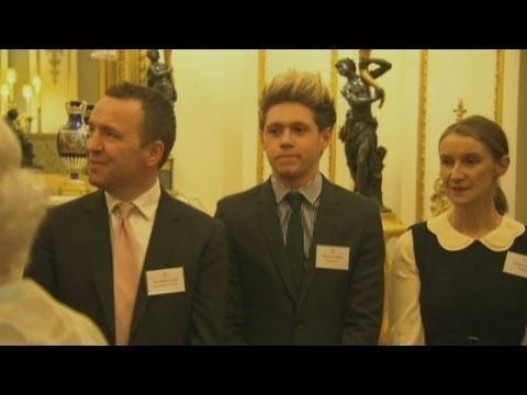 One Direction: Niall Horan meets the Queen