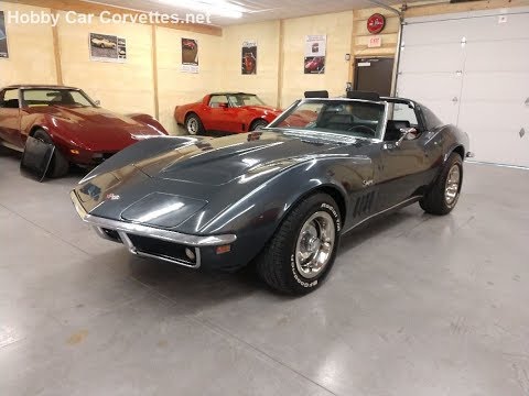 1969 Cortez Silver Corvette Stingray Manual Transmission For Sale Video