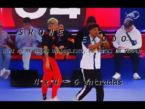 EL 4X4 ÉPICO DE SKONE VS EXODO LIRICAL | Red Bull Batalla Internacional 2021 CHILE