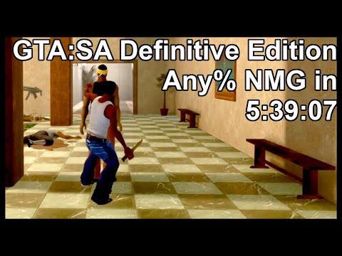 GTA:SA Definitive Edition Any% NMG Speedrun in 5:39:07