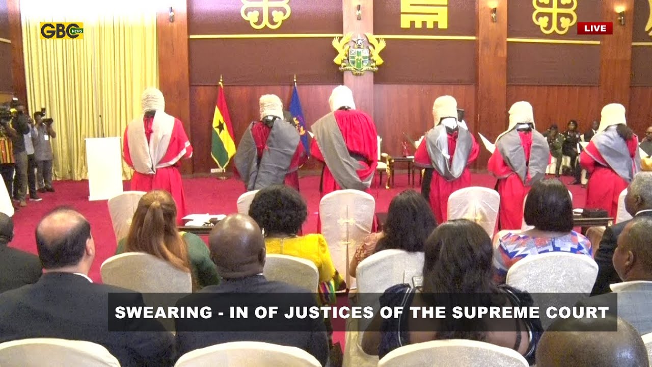 STREAMED LIVE: President Mahama Swears-In Justices Of The Supreme Court
