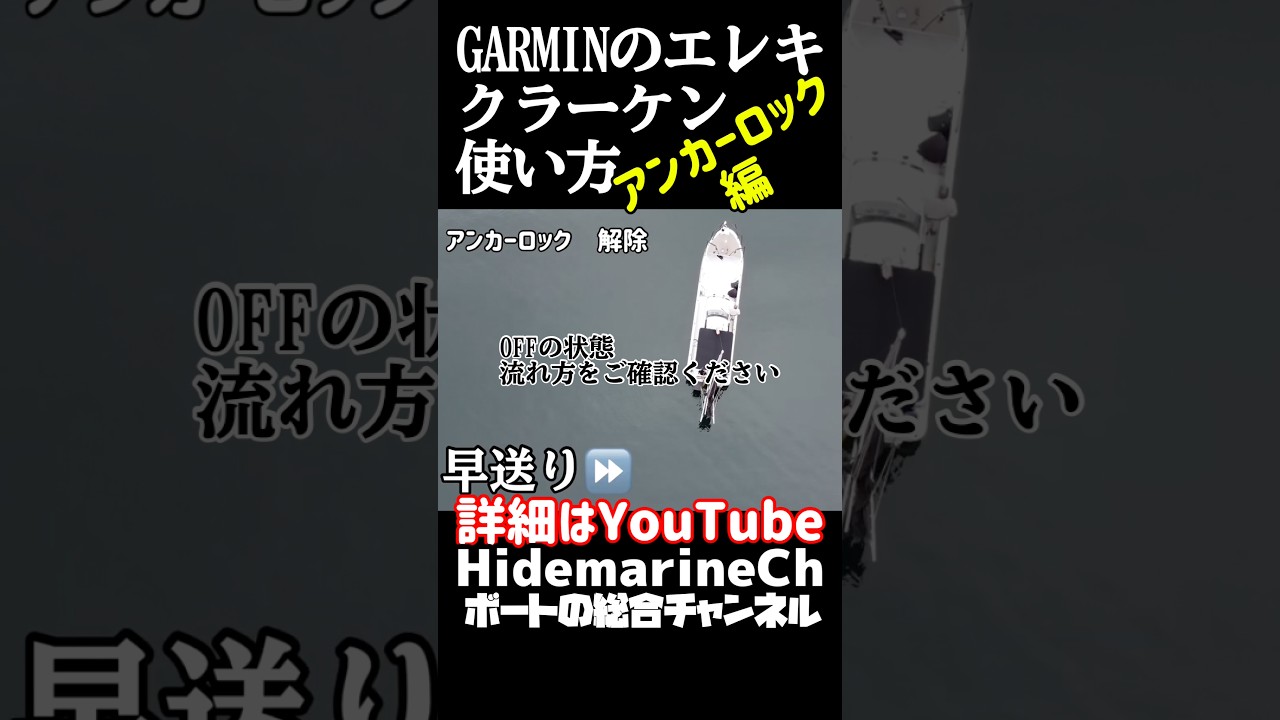 Garminのエレキはこう使え！（アンカーロック編）