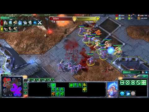 CSN SC2 -  viOlet vs. Attero - Map 4 - Rundown #1 with Rance