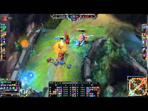 CJ Entus Shy   Hecarim vs Kayle   KR LOL SoloQ Highlights