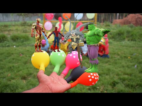 Pretends to play with her Magic balloon - learn colors for kids by I kids Episode -9.