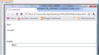 XHTML and CSS Tutorial - 37 - Relative Positioning