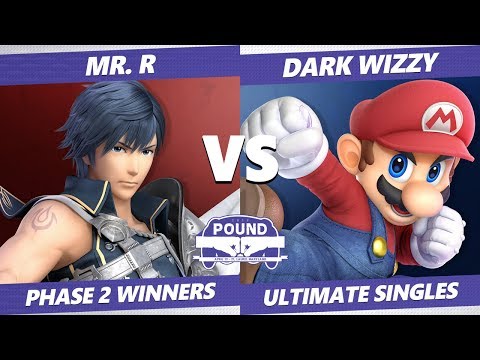 Pound 2019 SSBU - bc Mr. R (Chrom) VS MVG Dark Wizzy (Mario) Smash Ultimate Phase 2 Winners