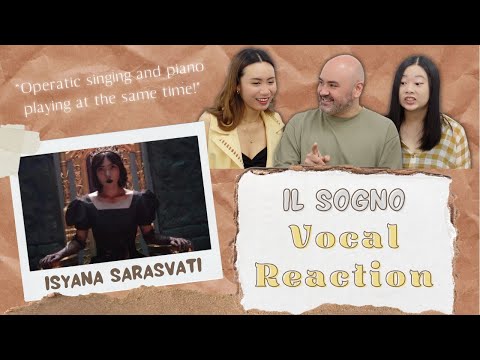 IL SOGNO | ISYANA SARASVATI  - Vocal Coach Reacts [LIVE PERFORMANCE]
