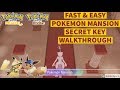 SECRET KEY Pokemon Mansion Walkthrough AVOIDING ALL OF THE BATTLES