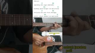 Download lagu padi menanti sebuah jawaban part chorus rhythm guitar #acoustic #guitarcover #chordstutorial mp3