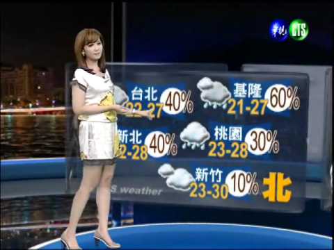 十一月一日華視晚間氣象