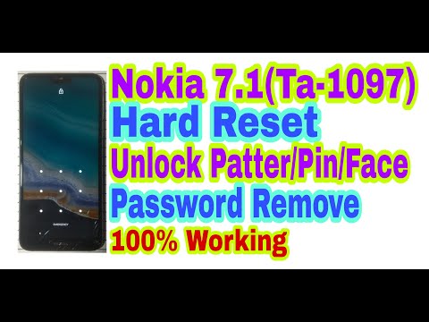Nokia 7.1(Ta-1097)Hard Reset 2020||Unlock Pattern/Pin/Face/Password/Fingerprint Remove 100% Working