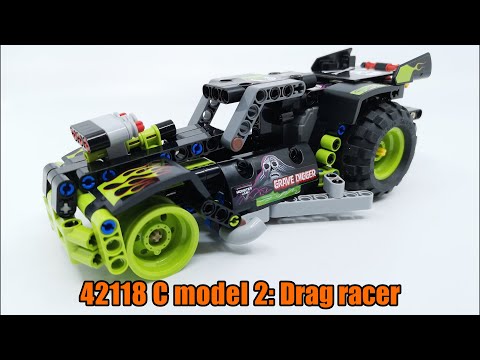 42118 Monster Jam® Grave Digger® C model 2: Drag racer