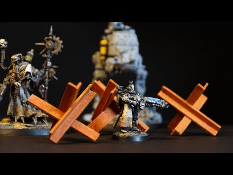 DIY Cardboard Tank Traps // Terrain for Wargaming, Warhammer 40K, Necromunda and Kill Team