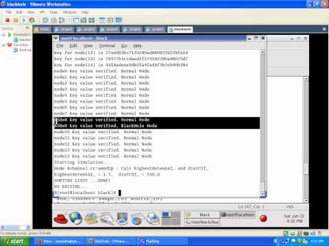 ns2 projects-prevent the black hole attack in manet