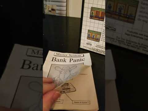 Bank Panic Sega Master System Tec Toy Brazilian Version