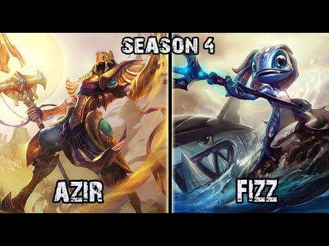Azir vs Fizz MID Ranked Challenger Korea