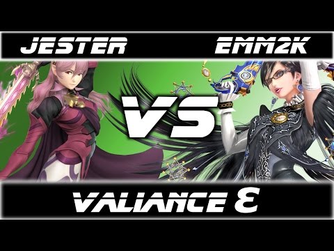 Valiance γ - DRX Jester (Corrin) vs. Emm2K (Beyonetta) - Smash 4 - Wii U
