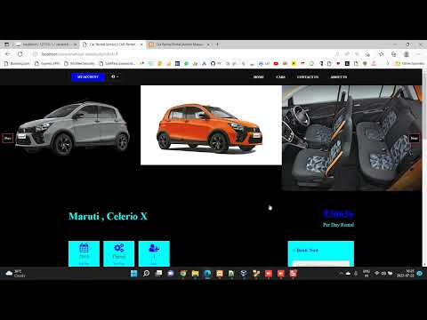 Car Rental Information System in PHP Application Projects