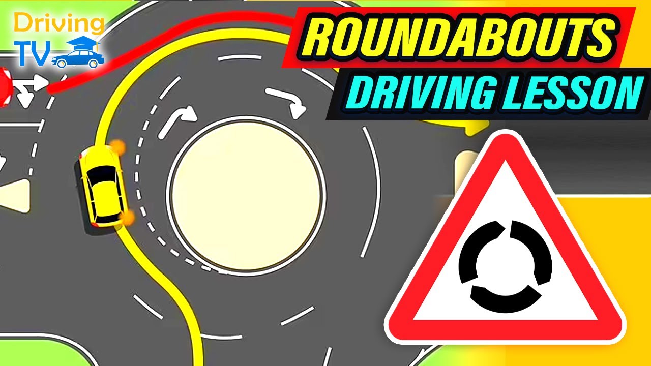 FULL DRIVING LESSON IN ROUNDABOUTS!