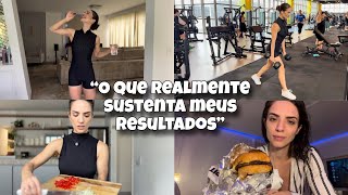 Minha rotina diária: academia cedo, treino focado e alimentação sem NEURA 😎