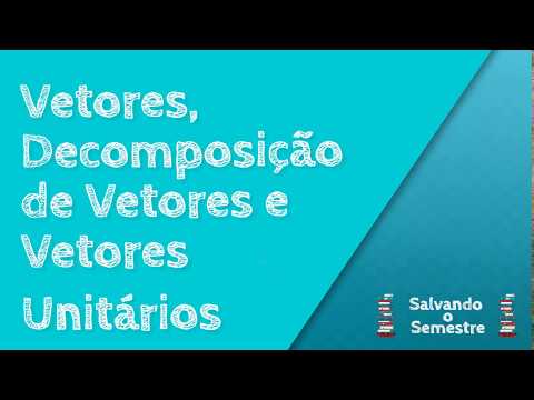 Vetores, Decomposição Vetorial, Vetores Unitários | Física