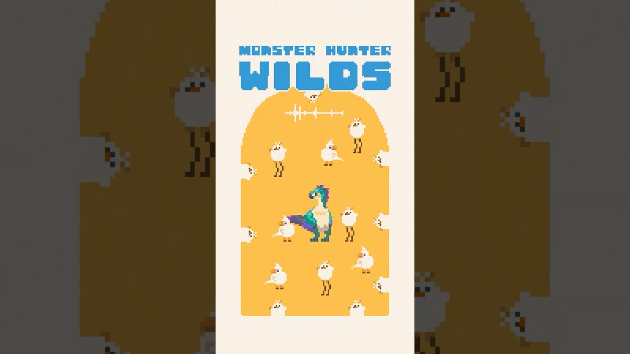 モンハンワイルズのテーマ曲でぶち上がる鳥たち#shorts