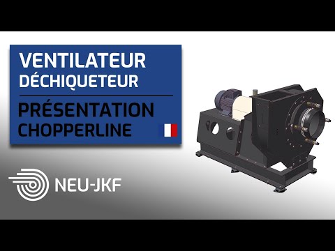 Ventilateur centrifuge industriel Chopperline® - déchiqueteur à brochon auto-ajustable_5