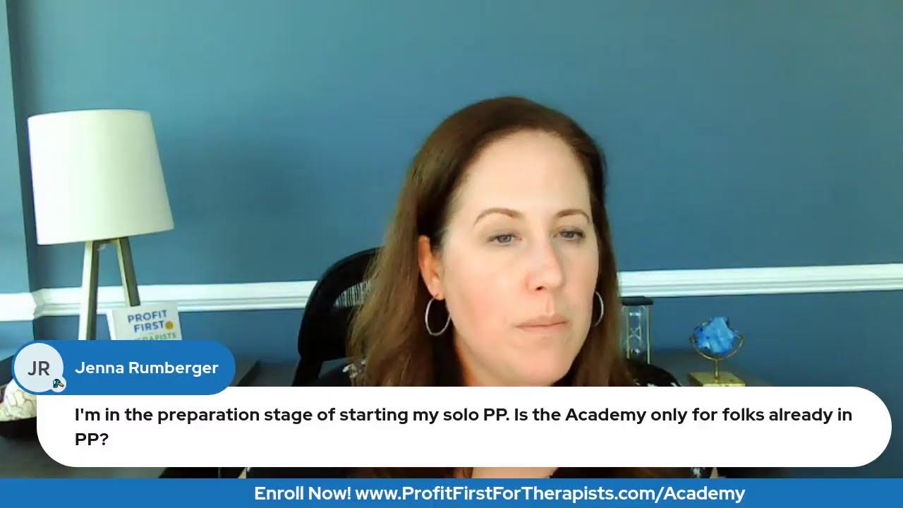 Profit First for Therapists: LIVE TRAINING with Julie Herres