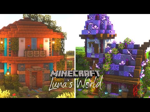 LunaMoonBow - Luna's World - Finale World Tour! Savanna + Fantasy Builds | Minecraft 1.19