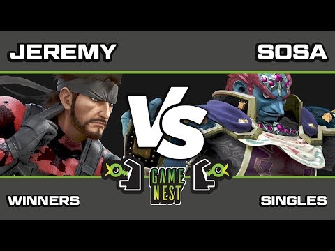Game Nest Smash It Up: Jeremy (Snake) vs Sosa (Ganondorf) - Winners Round 2