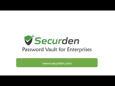 Password Vault for Enterprises - Video 1