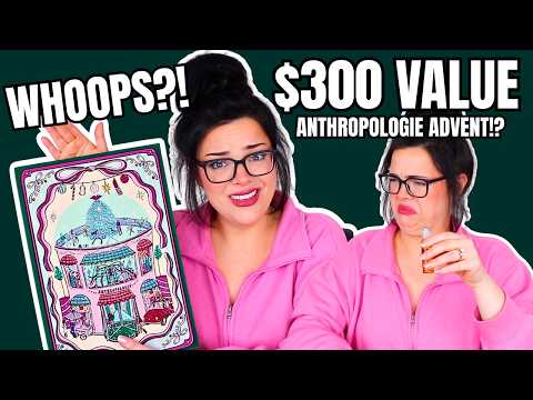$300 VALUE & NO MAKEUP?! | Anthropologie Advent Calendar (Advent #15)