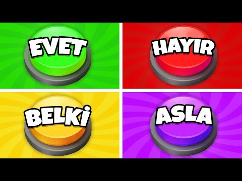 Pick a Button...! 😱 YES, NO, MAYBE or NEVER Game