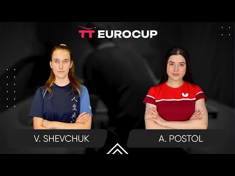 07:00 Viktoriia Shevchuk - Anastasiia Postol 21.10.2025 TT Euro.Cup Ukraine Master. TABLE 4
