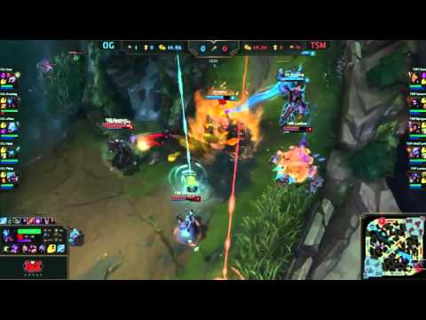 Bjergsen First Blood - OG vs TSM CKTG 03/10/2015