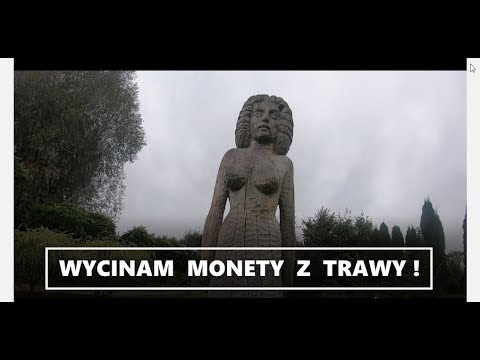 Metal detecting  - ŁASIN - wycinam monety z trawy