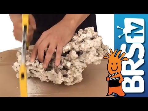 How to aquascape a saltwater reef aquarium - Episode 1: Aquascaping Pukani dry live rock