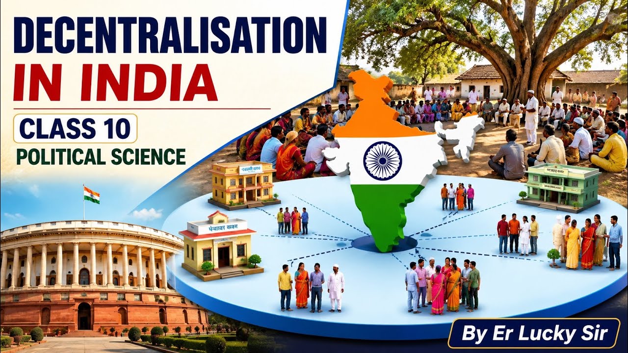 Decentralisation in India - Chapter 2 Federalism -  Class 10 Political Science NCERT Part 7