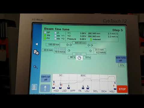 Cybelec cybtouch 12 devreye alma Ermaksan abkant pres. Ermaksan press brake cybelec cybtouch 12