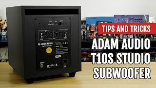 Mojaxx Reviews the ADAM Audio T10S Studio Subwoofer | Tips and Tricks